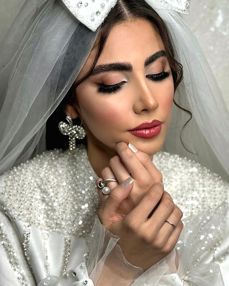 آموزش آرایش عروس